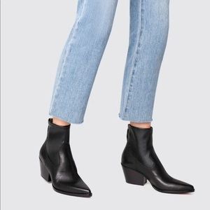 Dolce Vita Black Leather Booties